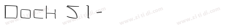 Dock 51字体转换